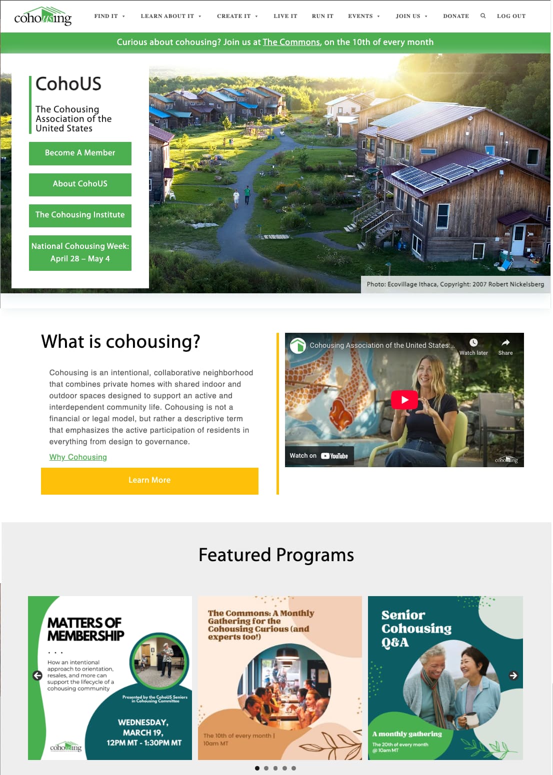 Cohousing Association of US Cohousing Association of US