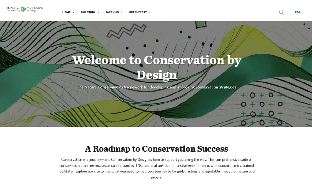 Conservation by Design homepage